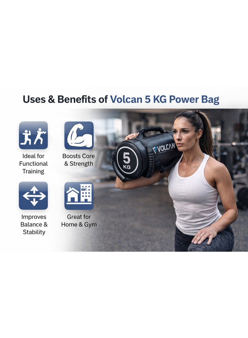 Volcan Fitness Volcan 5kg Power Bag | Functional Strength Training | Home & Commercial Gym - Image 4
